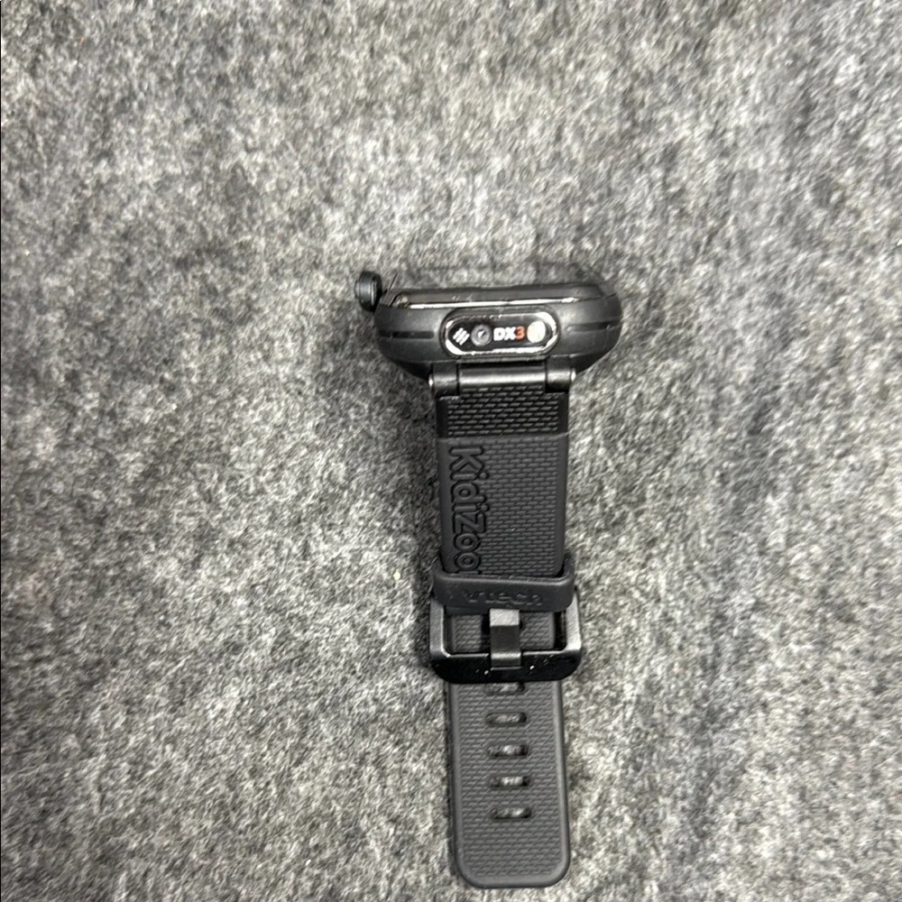 Vtech Black Smartwatch with Textured Band and Digital Display